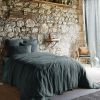 Housse de couette 140x200 cm Lin Rosalie Ardoise