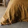 Housse de couette 140x200 cm Lin Rosalie Caramel