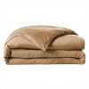Housse de couette 140x200 cm Lyocell Gabrielle Camel
