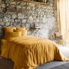 Housse de couette 200x200 cm Lin Rosalie Miel