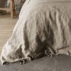 Housse de couette 200x200 cm Lin Rosalie Sable