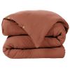 Housse de couette 240x280 cm Gaze de Coton Terra Terracotta