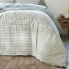 Housse de couette Reversible 200x200 cm Gaze de Coton Vickie Eucalyptus