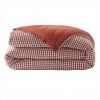 Housse de couette Reversible 200x200 cm Gaze de Coton Vickie Terracotta