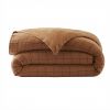 Housse de couette Reversible 220x240 cm Gaze de Coton Terra Harmonie Camel