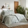 Housse de couette Reversible 220x240 cm Gaze de Coton Terra Harmonie Eucalyptus