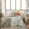 Housse de couette Reversible 240x260 cm Gaze de Coton Lucia Eucalyptus