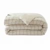 Housse de couette Reversible 240x260 cm Gaze de Coton Terra Harmonie Naturel