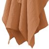 Lot de 2 essuie-mains 50x70 cm Gaze de Coton Terra Abricot