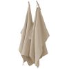 Lot de 2 essuie-mains 50x70 cm Gaze de Coton Terra Ficelle