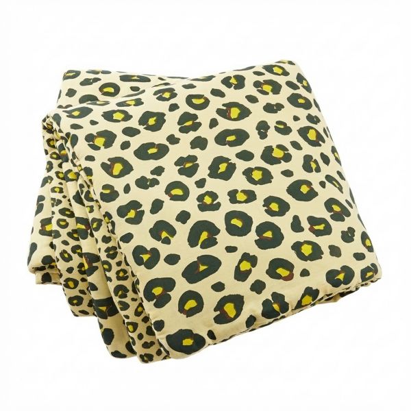 Bout de lit 90x200 cm Gaze de Coton Montauk Jaune