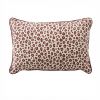 Coussin rectangulaire déhoussable 40x60 cm Gaze de Coton Montauk Rose