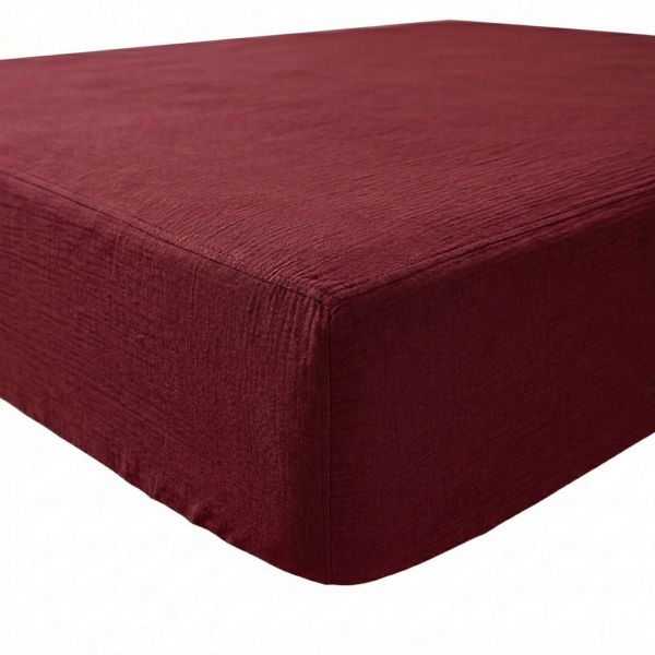 Drap housse 160x200+30 cm Gaze de Coton Hampton Liberty