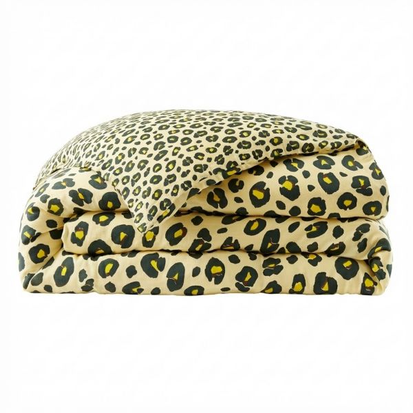 Housse de couette 240x260 cm Gaze de Coton Montauk Jaune