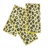 Lot de 3 serviettes 40x40 cm Gaze de Coton Montauk Jaune