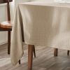 Nappe rectangle 150x250 cm Gaze de Coton Terra Ficelle