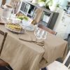 Nappe rectangle 150x350 cm Gaze de Coton Terra Ficelle