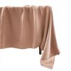 Nappe rectangle 170x350 cm Lin Rosalie Vieux Rose