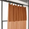 Rideau ajustable 140x300 cm Gaze de Coton Terra Abricot