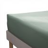 Drap housse 140x190+30 cm Percale de Coton Céladon