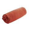 Drap housse 140x190+30 cm Percale de Coton Terre De Sienne