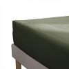 Drap housse 140x190+30 cm Percale de Coton Thym