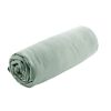 Drap housse 200x200+35 cm Percale de Coton Céladon