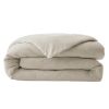 Housse de couette 200x200 cm Percale de Coton Sable
