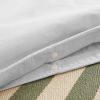 Housse de couette 220x240 cm Percale de Coton Neige