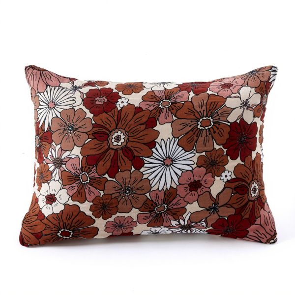 Taie d'oreiller 50x70 cm Gaze de Coton Florence