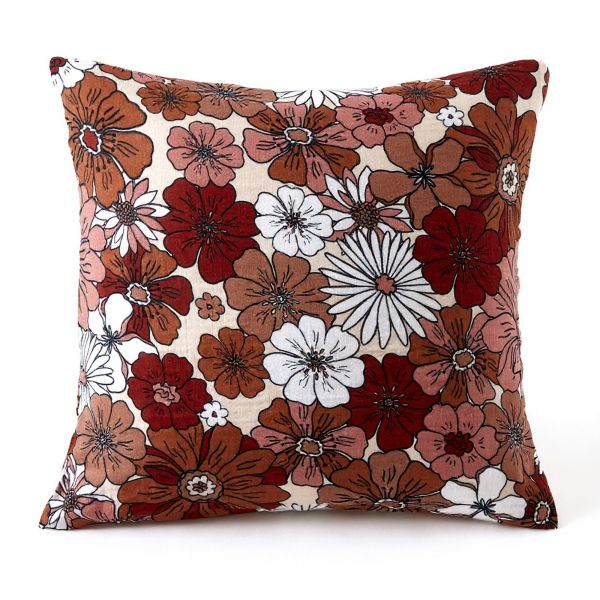 Taie d'oreiller 60x60 cm Gaze de Coton Florence