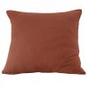 Taie d'oreiller 80x80 cm Gaze de Coton Terra Terracotta