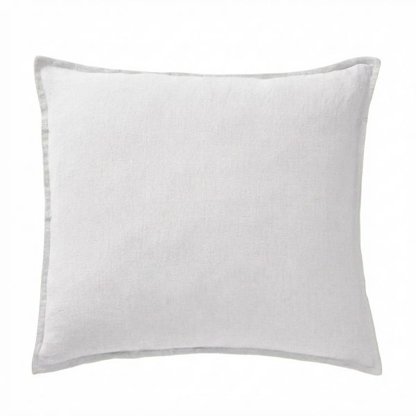 Taie d'oreiller 80x80 cm Lin Rosalie Craie