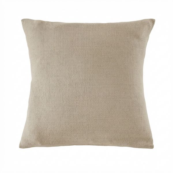Taie d'oreiller 80x80 cm Coton Paloma Ficelle