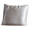 Taie d'oreiller 80x80 cm Soie Lila Argent