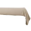 Taie de traversin 43x185 cm Gaze de Coton Terra Ficelle