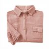 Tunique chemise L/XL Gaze de Coton Terra Rose Foncé