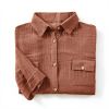 Tunique chemise L/XL Gaze de Coton Terra Terracotta