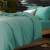 Parure de lit 240x260 cm Lin Métis Aqua