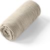 Drap Housse 140x190+30 cm Gaze de Coton Naturel