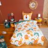 Parure de lit enfant 140x200 cm Microfibre Grou