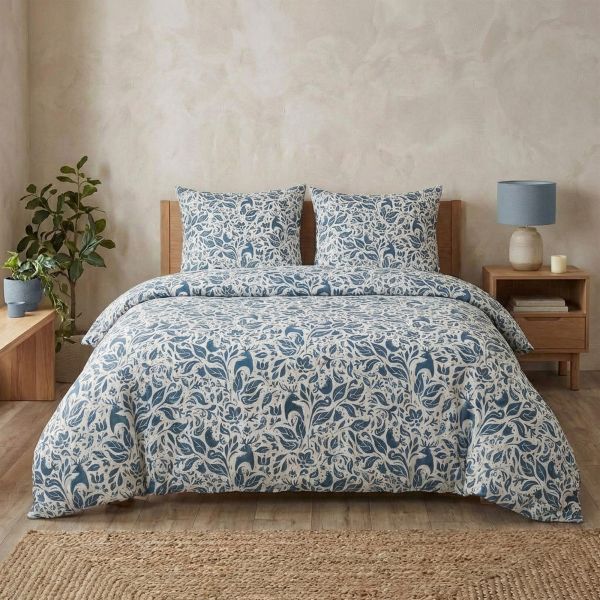 Parure de lit 240x260 cm Coton Ambre