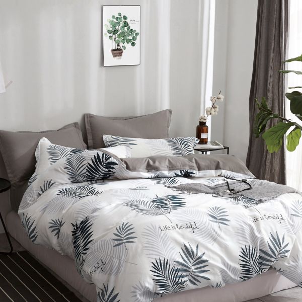 Parure de lit 220x240 cm Coton Libful