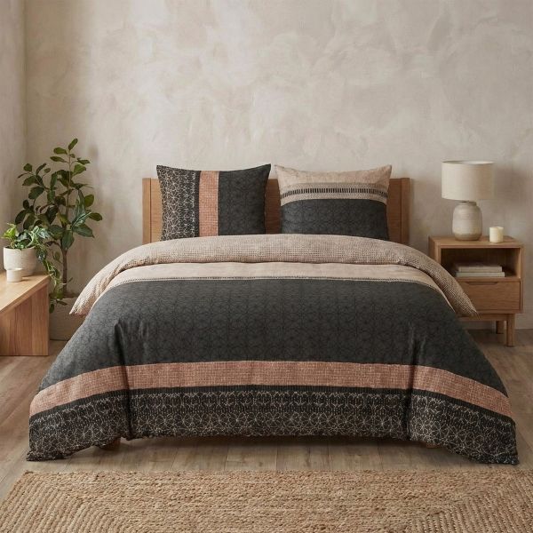 Parure de lit 240x260 cm Coton Lilas