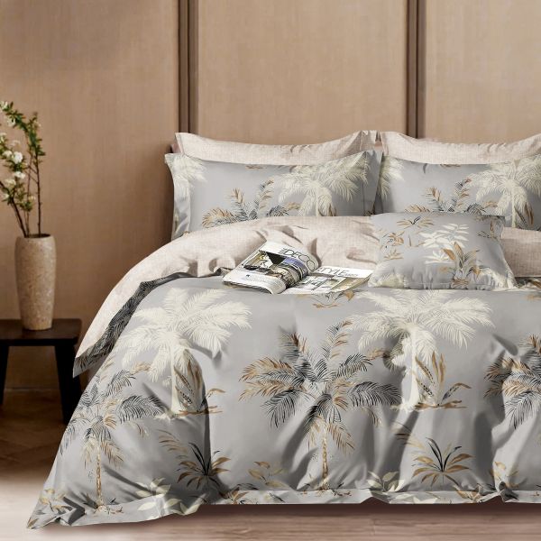 Parure de lit 220x240 cm Percale de Coton Sélénore