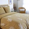 Parure de lit 240x260 cm Coton Feuillu