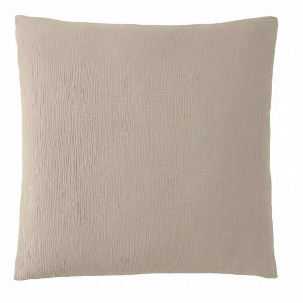 Taie d’oreiller 65x65 cm Gaze de Coton Naturel