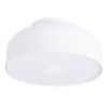 Plafonniers Acier Blanc E27 4 Omiq