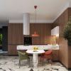 Suspensions Acier Ocre Rouge E27 1 Bilo