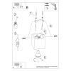 Plafonniers Béton Vert Olive GU10 1 Quad